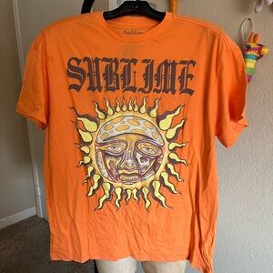 NWT Sublime Orange Sun Graphic Tee